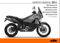 2011 990 adventure owners manual